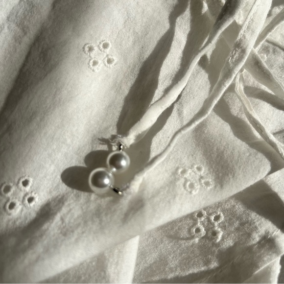 FREE PEOPLE Bambino Cotton Top In White - Picture 6 of 9